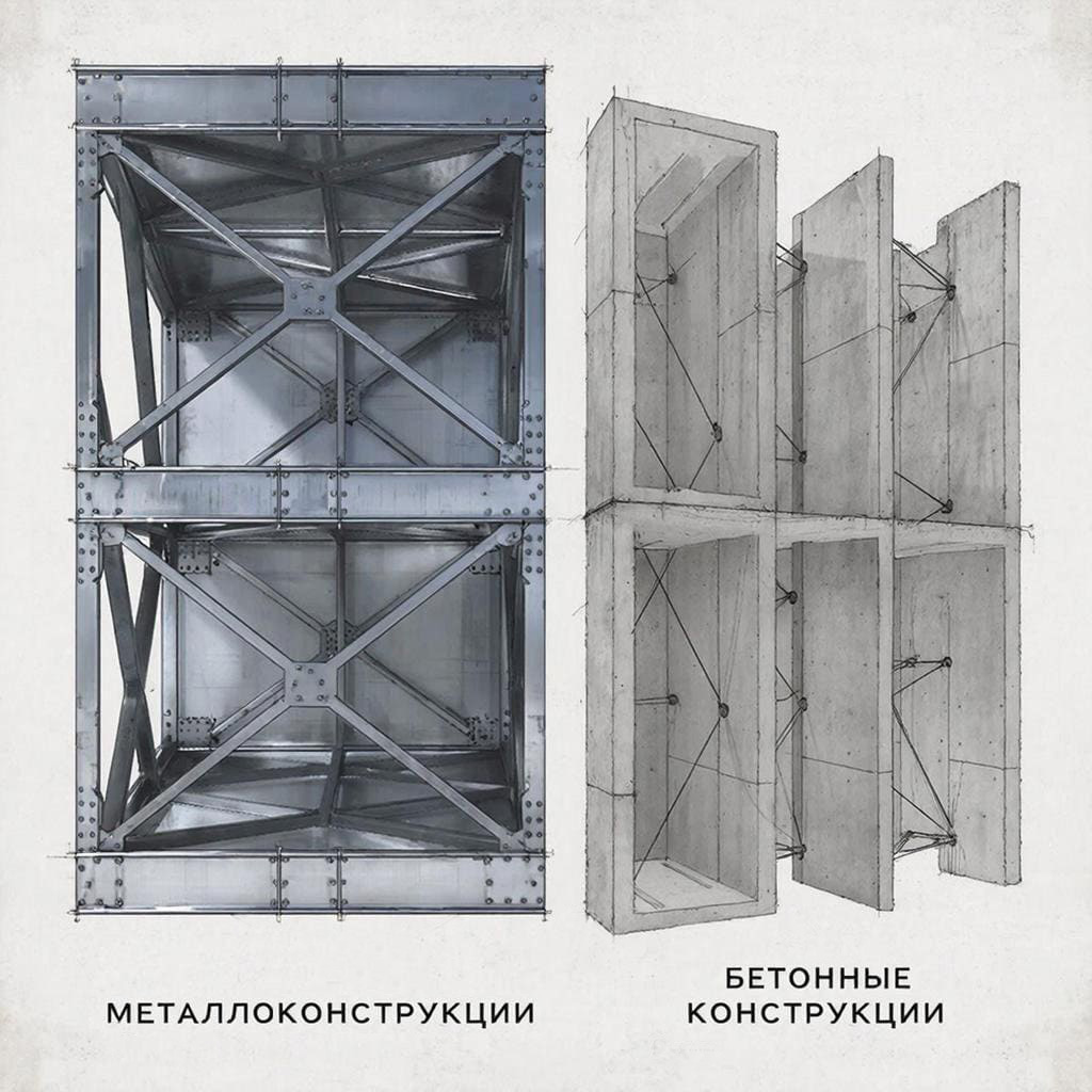 Преимущества и недостатки металлоконструкций vs бетон и дерево